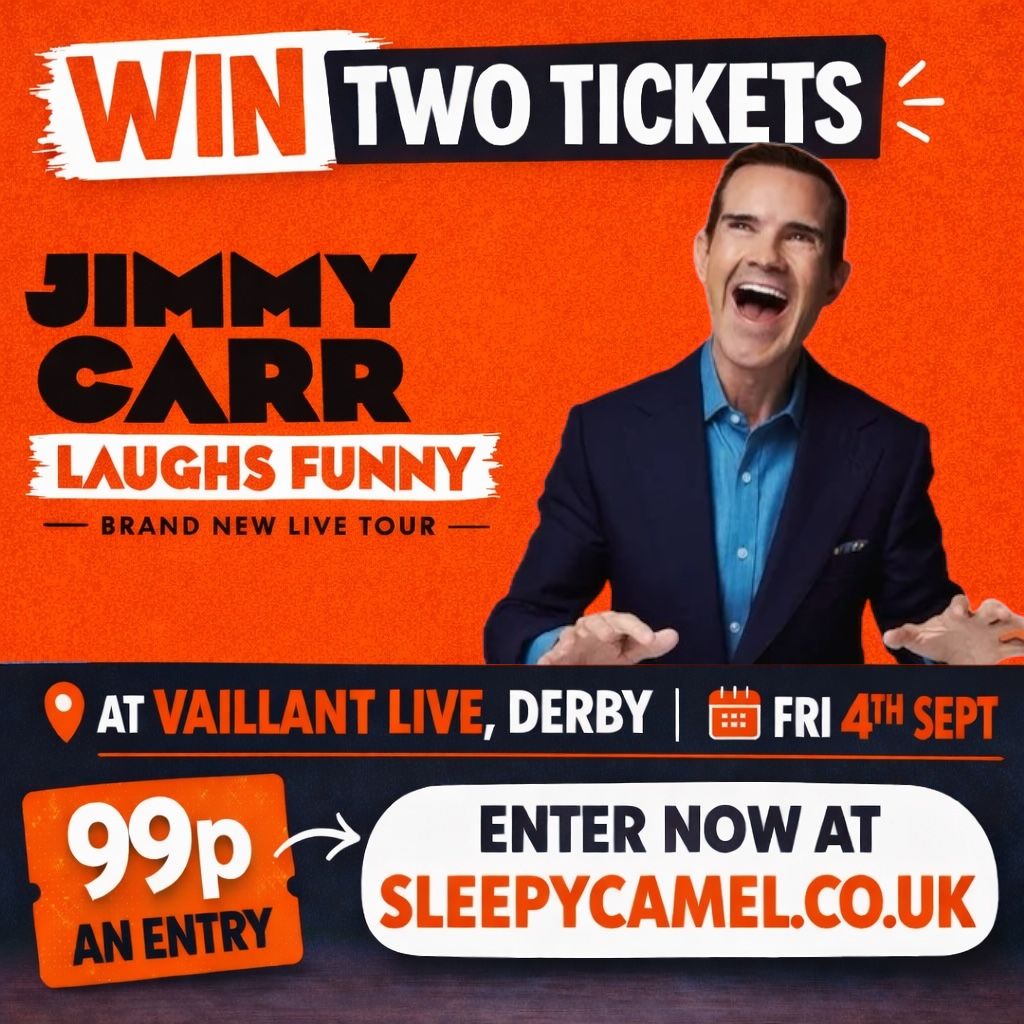 Jimmy Carr live in Derby!