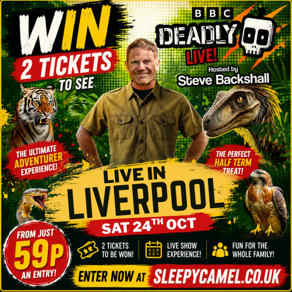 2 TICKETS TO SEE STEVE BACKSHALL’S DEADLY LIVE IN LIVERPOOL