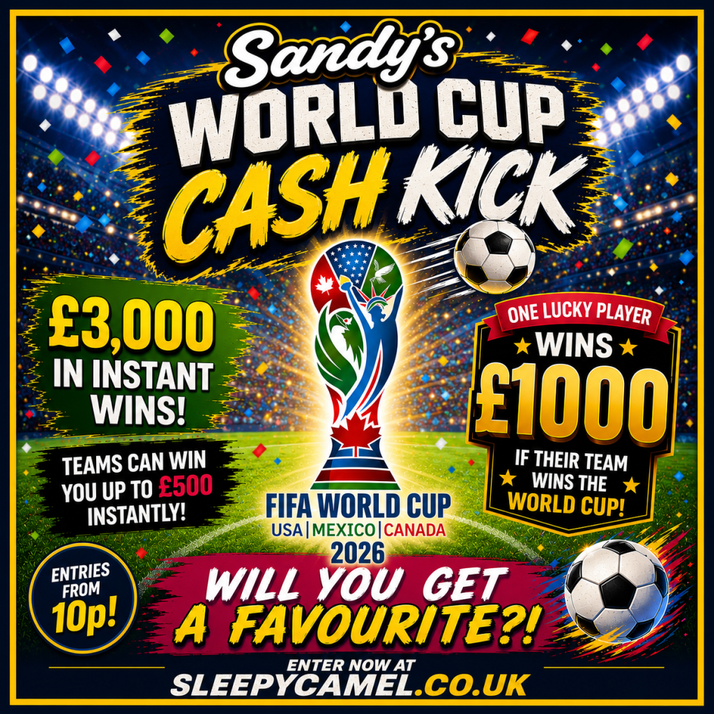 Sandy’s World Cup Cash Kick!