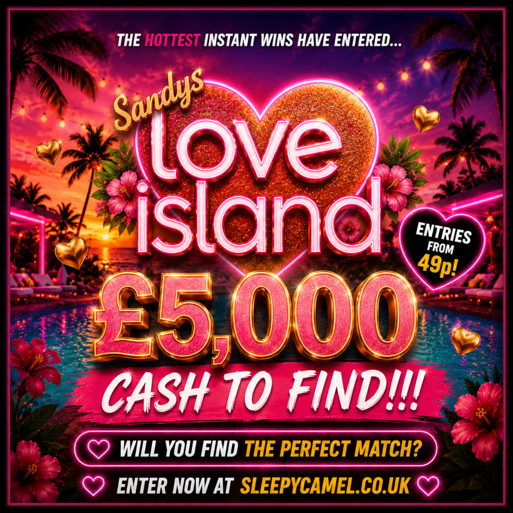 SANDYS LOVE ISLAND! INSTANT WINS!