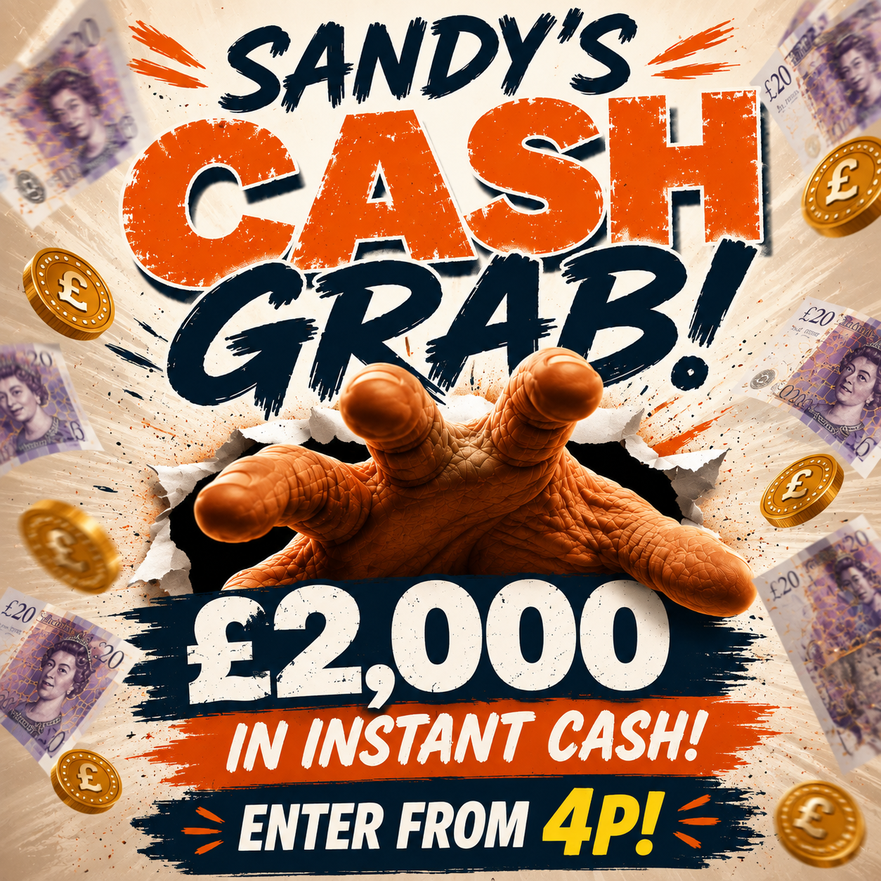 SANDYS CASH GRAB! #2
