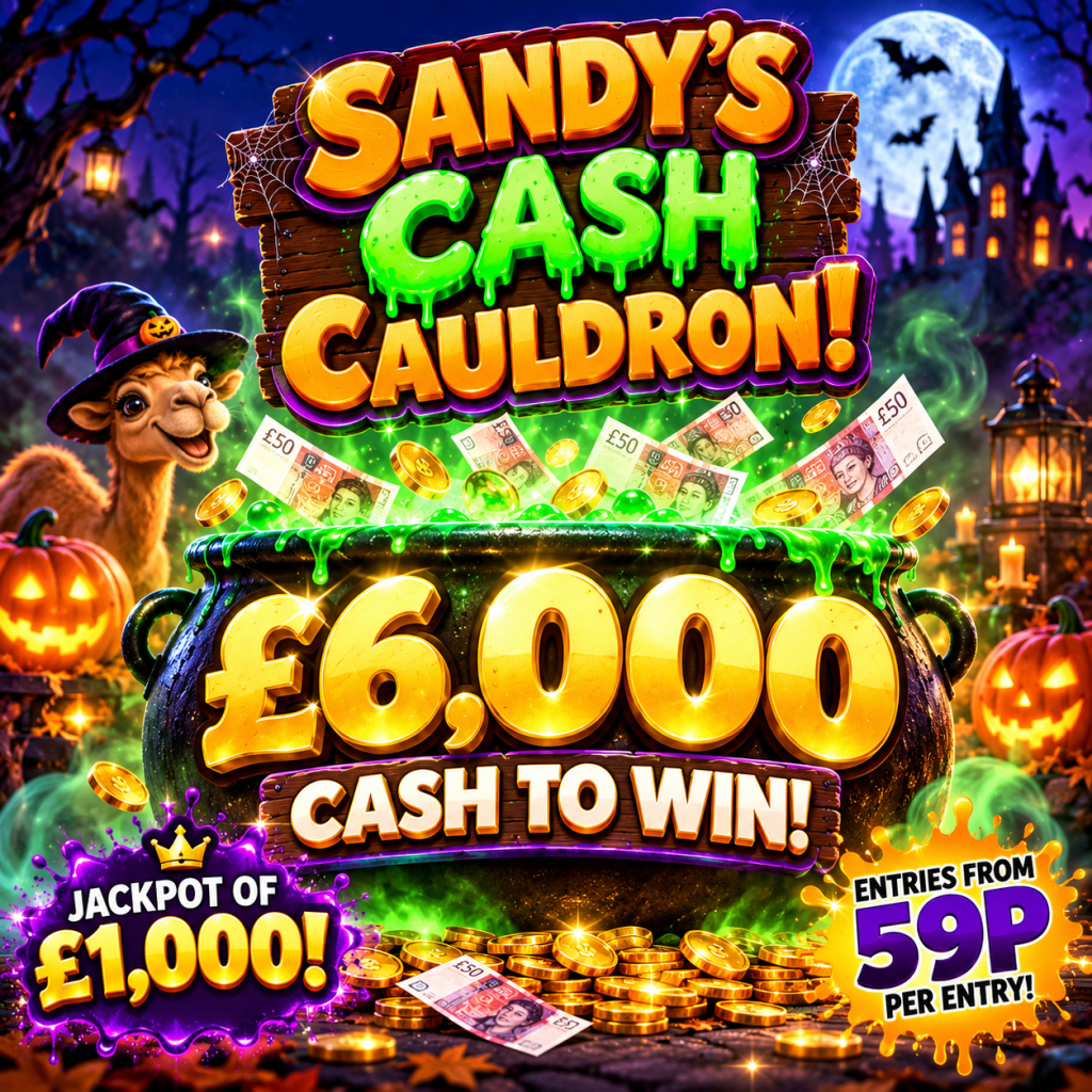SANDY’S CASH CAULDRON!