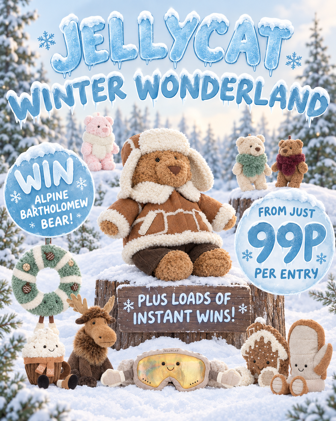 JELLYCAT WINTER WONDERLAND