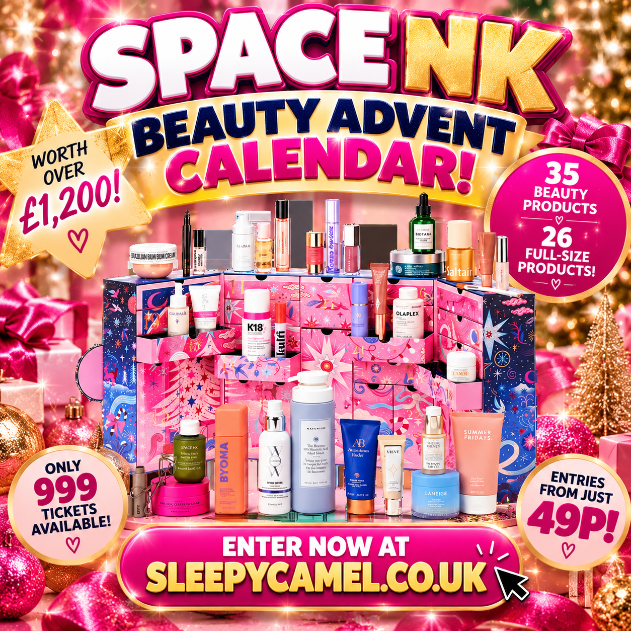WIN VIRAL SPACE NK BEAUTY ADVENT CALENDAR!!